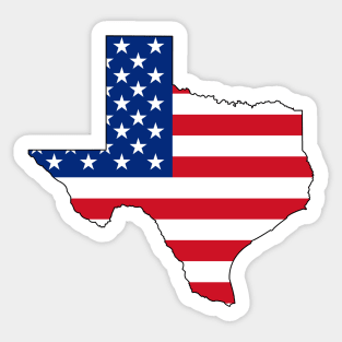 Texas USA Sticker